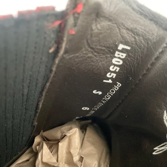 Lane CHELSEA Womens Cowboy Bootie 6 Western Red Short Cowgirl Ankle Boots EUC - Picture 9 of 11